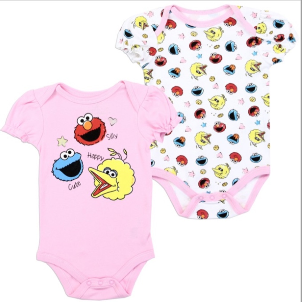 Sesame Street Onesies 2 Pack